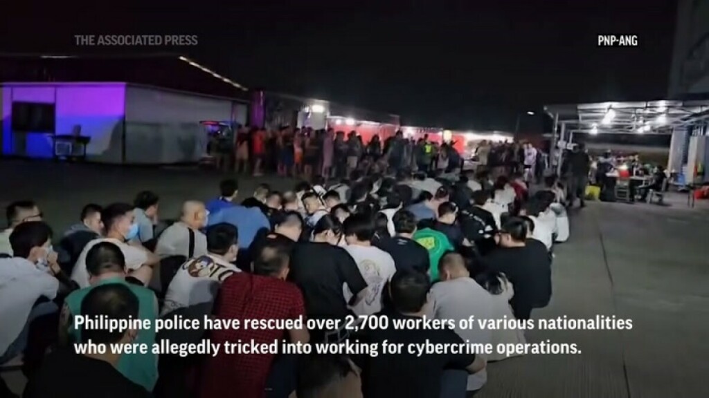 2,700 Scam Slaves Rescued In The Philippines - photo credit PNP-ACG - on ScamsNOW.com