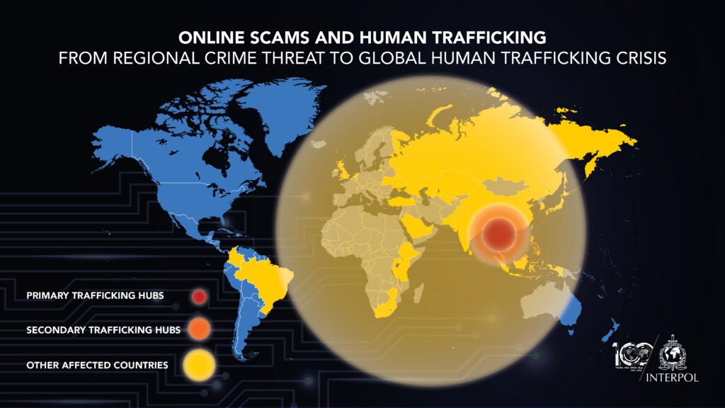 INTERPOL issues global warning on human trafficking-fueled fraud