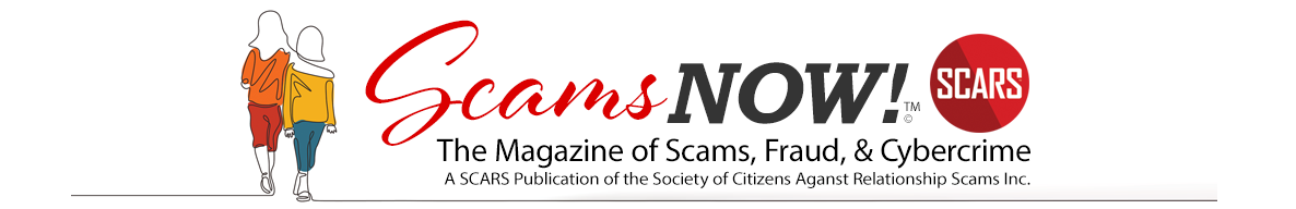 ScamsNOW.com – the Official Magazine of Scams Fraud & Cybercrime Logo