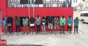 12 NIGERIAN SCAMMERS ARRESTED - THE FIRST ARREST IN NEARLY 3 WEEKS - FACES OF EVIL - on ScamsNOW.com