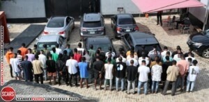 55 Scammers Arrested - Nigerians Execute A Major Raid