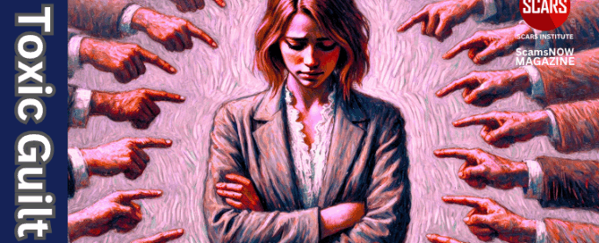 Toxic Guilt and Scam Victims Accepting False Responsibility For Scams - 2025 - on SCARS Institute ScamsNOW.com - The Magazine of Scams, Scam Victims, and Scam Psychology