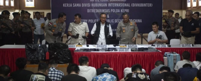 China Cracks Down On Scammers - Chinese & Indonesia Police Arrests 88 Sextortion Scammers In Indonesia - on ScamsNOW.com