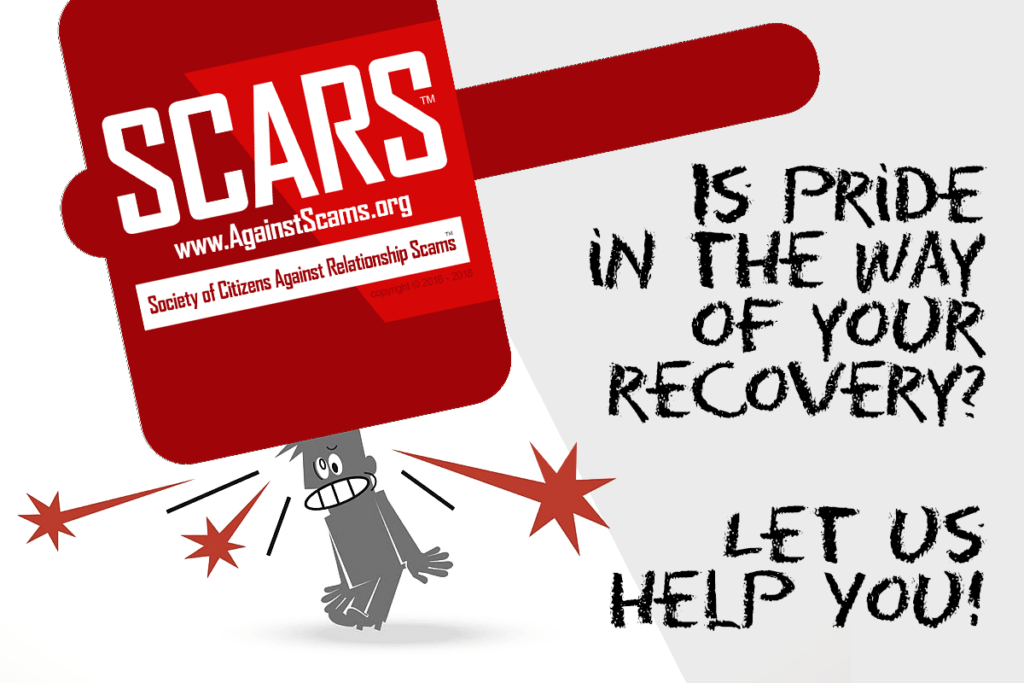 Is pride in the way of your recovery? Let SCARS help you!