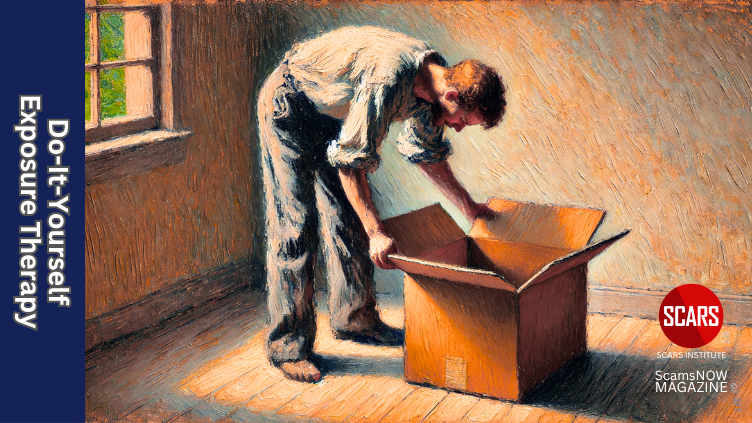 Scam Victims Guide To Do-It-Yourself Exposure Therapy - 2024 [UPDATED 2025] - on SCARS Institute ScamsNOW.com - The Magazine of Scams, Scam Victims, and Scam Psychology