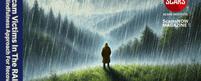 Scam Victims In The RAIN - A Mindfulness Approach For Recovery - 2024 UPDATED 2025 - on SCARS Institute ScamsNOW.com - The Magazine of Scam