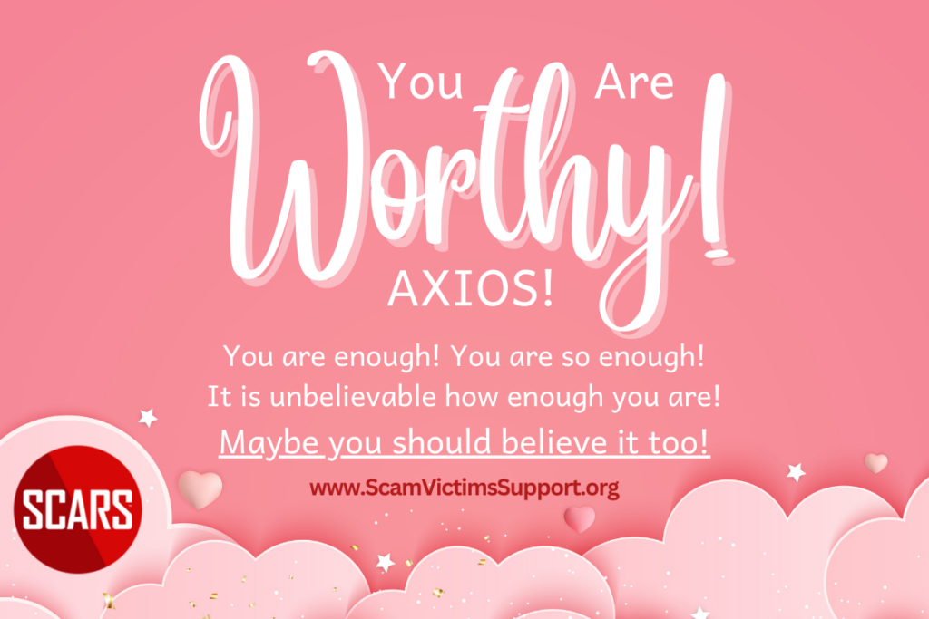 You are worthy! AXIOS!