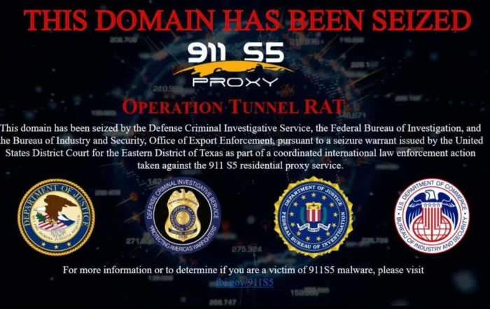 911 S5 Botnet Dismantled - Another Major Botnet Taken Down By Law Enforcement - 2024 - on SCARS ScamsNOW.com