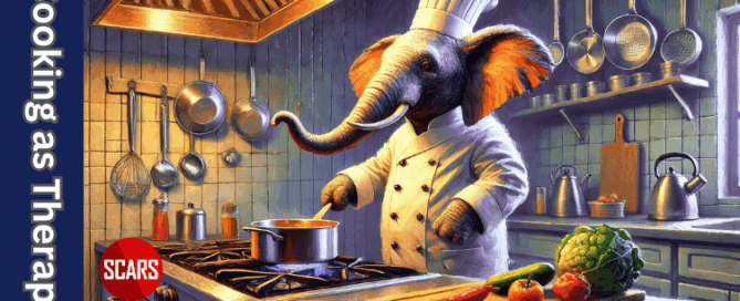 Cooking As Therapy For Scam Victims - 2024 - Updated 2025 - on SCARS Institute ScamsNOW.com - The Magazine of Scams, Scam Victims, and Scam Psychology