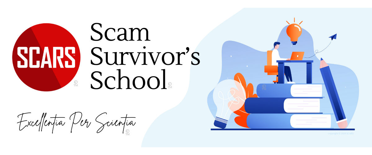 SCARS Institute FREE Scam Survivor's School - Enroll Today