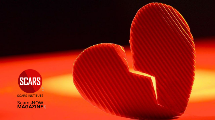 Heartbreak - What Is It? How Does It Affect Romance Scam Victims? - 2024 - on SCARS Institute ScamsNOW.com - The Magazine of Scams Fraud and Cybercrime