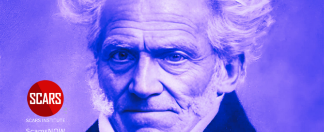 Arthur Schopenhauer 'The Pain of Life' - Understanding a Philosophical View of Suffering - 2024 - on SCARS Institute ScamsNOW.com - The Magazine of Scams Fraud and Cybercrime