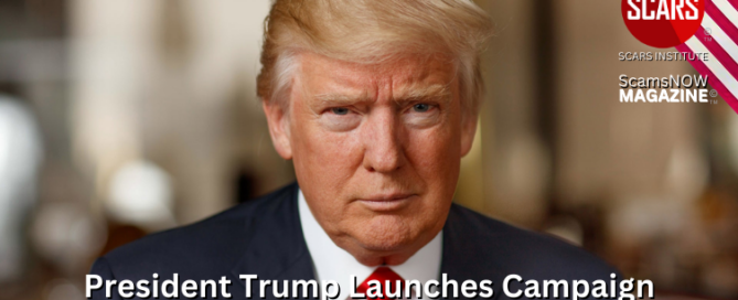 President Trump Launches Campaign for Free Speech and to Go After Tech Industry Platforms - 2024 - on SCARS Institute ScamsNOW.com - The Magazine of Scams Fraud and Cybercrime