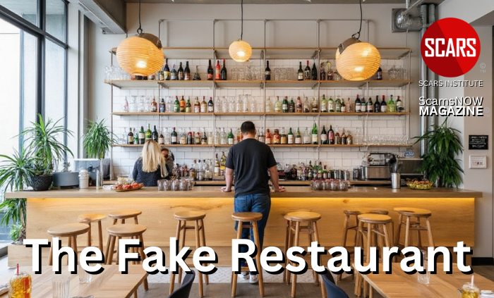 The Hoax of the Fake Restaurant that Never Was - Psychology Leads Us to Participate When We Should Not! - 2024 - on SCARS Institute ScamsNOW.com - The Magazine of Scams