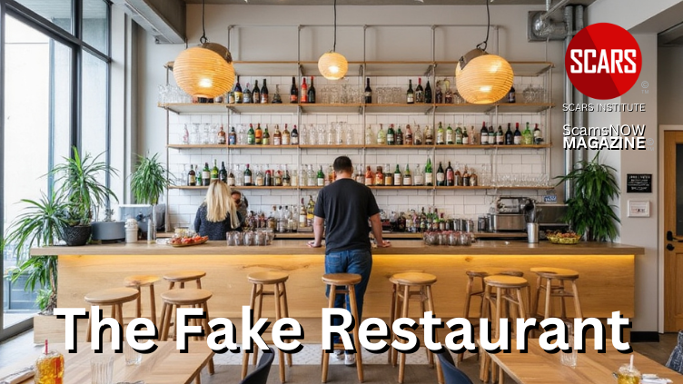 The Hoax of the Fake Restaurant that Never Was - Psychology Leads Us to Participate When We Should Not! - 2024 - on SCARS Institute ScamsNOW.com - The Magazine of Scams