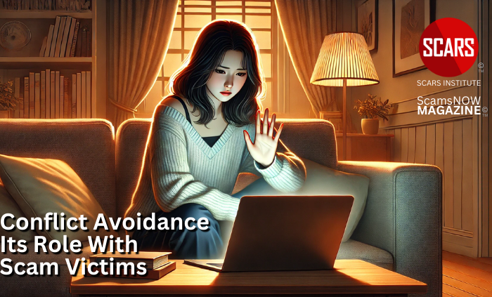 Conflict Avoidance and Its Role in Scam Victims: Before, During, and After the Scam - 2024 - on SCARS Institute ScamsNOW.com - The Magazine of Scams