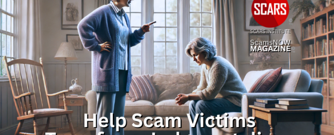 Reflective Questioning to Help Scam Victims Transform Judgmentalism into a Safer Conversation - 2024 - on SCARS Institute ScamsNOW.com - The Magazine of Scams