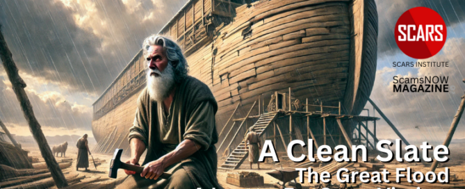 A Clean Slate - Understanding the Context of the Great Flood in the Book of Enoch and the Lesson it Teaches to Scam Victims - 2025 - on SCARS Institute ScamsNOW.com - The Magazine of Scams