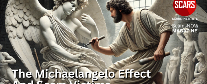 The Michelangelo Effect and How It Applies to Scam Victims During Their Recovery from Scams - 2025 - on SCARS Institute ScamsNOW.com - The Magazine of Scams