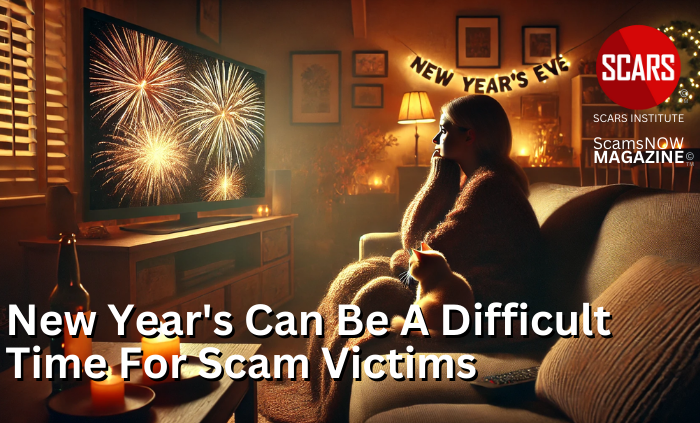 New Year's Eve Can Be a Difficult Time for Scam Victims - 2025 - on SCARS Institute ScamsNOW.com - The Magazine of Scams