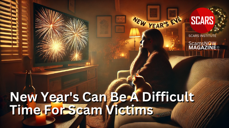 New Year's Eve Can Be a Difficult Time for Scam Victims - 2025 - on SCARS Institute ScamsNOW.com - The Magazine of Scams