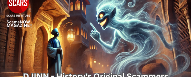 DJINN - History's Original Scammers - 2025 - on SCARS Institute ScamsNOW.com - The Magazine of Scams
