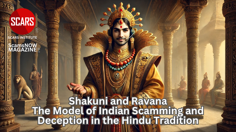 Shakuni and Ravana - the Model of Indian Scamming and Deception in the Hindu Tradition and the Punishment They Deserve - 2025 - on SCARS Institute ScamsNOW.com - The Magazine of Scams