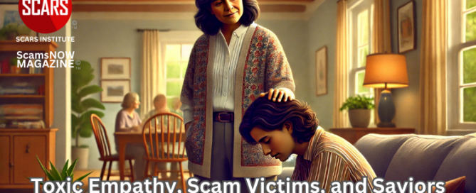 Toxic Empathy, Scam Victims, and Saviors - PART 1 - 2025 - on SCARS Institute ScamsNOW.com - The Magazine of Scams