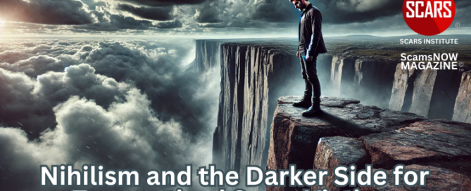 Nihilism and the Darker Side for Traumatized Scam Victims After a Relationship Scam - 2025 - on SCARS Institute ScamsNOW.com - The Magazine of Scams