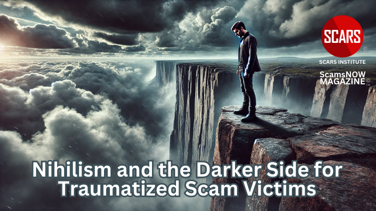 Nihilism and the Darker Side for Traumatized Scam Victims After a Relationship Scam - 2025 - on SCARS Institute ScamsNOW.com - The Magazine of Scams