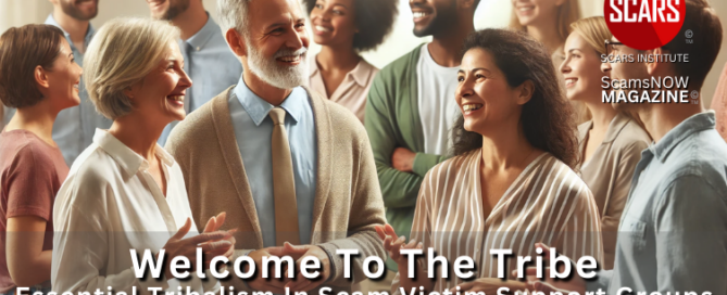 Essential Tribalism in Scam Victim Support Groups - Being a Member of the Support Tribe - 2025 - on SCARS Institute ScamsNOW.com - The Magazine of Scams