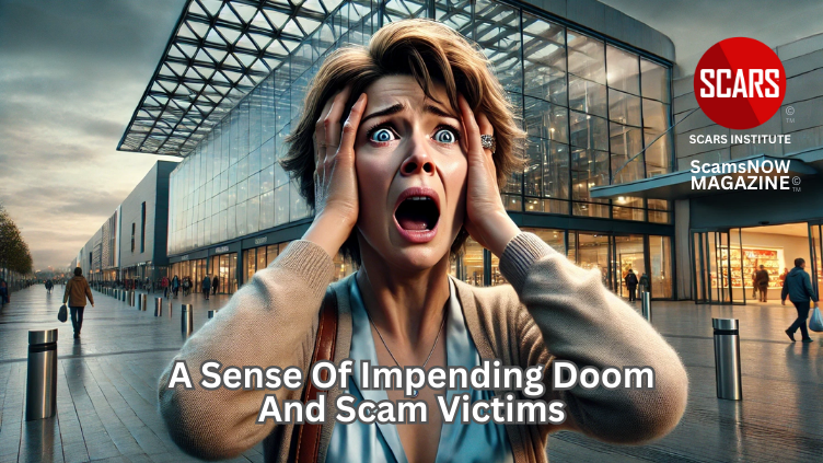 A Sense of Impending Doom and Scam Victims - 2025 - on SCARS Institute ScamsNOW.com - The Magazine of Scams