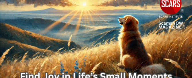 Rediscovering Light: How Scam Victims Can Find Joy in Life’s Small Moments - Part 1 - 2025 - on SCARS Institute ScamsNOW.com - The Magazine of Scam