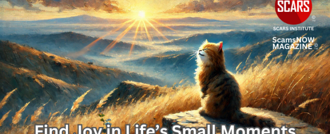 Rediscovering Light: How Scam Victims Can Find Joy in Life’s Small Moments - Part 2 - 2025 - on SCARS Institute ScamsNOW.com - The Magazine of Scam