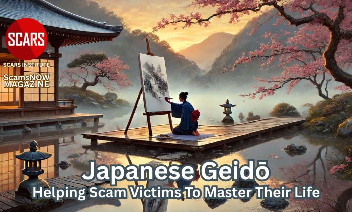 Japanese Geidō: Helping Scam Victims to Master Their Life and Art - 2025 - on SCARS Institute ScamsNOW.com - The Magazine of Scams