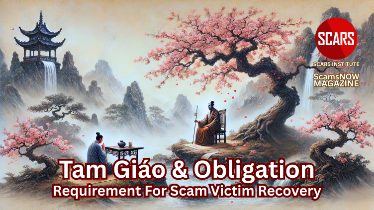 Tam Giáo and Obligation - a Necessary Requirement for Scam Victim Recovery - 2025 - on SCARS Institute ScamsNOW.com - The Magazine of Scams