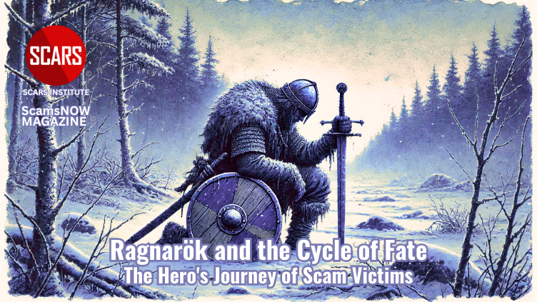 Ragnarök and the Cycle of Fate - The Hero's Journey of Scam Victims - 2025 - on SCARS Institute ScamsNOW.com - The Magazine of Scams