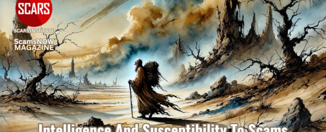 Intelligence and Susceptibility to Scams - 2025 - on SCARS Institute ScamsNOW.com - The Magazine of Scams