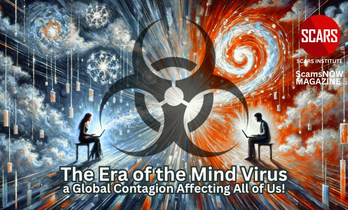 The Era of the Mind Virus a Global Contagion Affecting All of Us! - 2025 - on SCARS Institute ScamsNOW.com - The Magazine of Scam