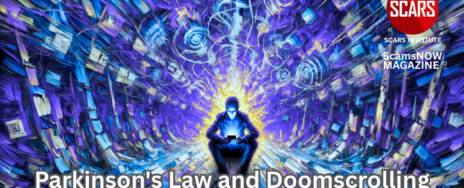 Parkinson's Law and Doomscrolling - Increasing Susceptibility to Scams - 2025 - on SCARS Institute ScamsNOW.com - The Magazine of Scam