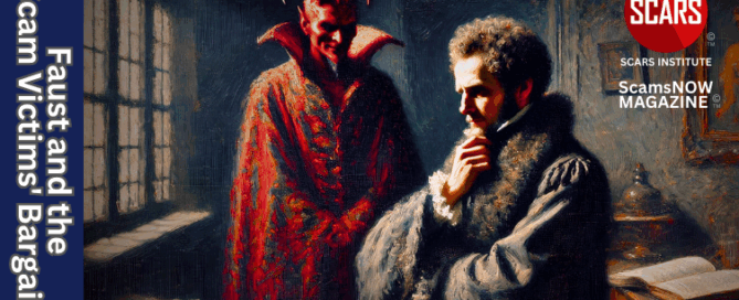 Faust and the Scam Victims' Bargain - Mephistopheles as the Scammers - 2025 - on SCARS Institute ScamsNOW.com - The Magazine of Scam