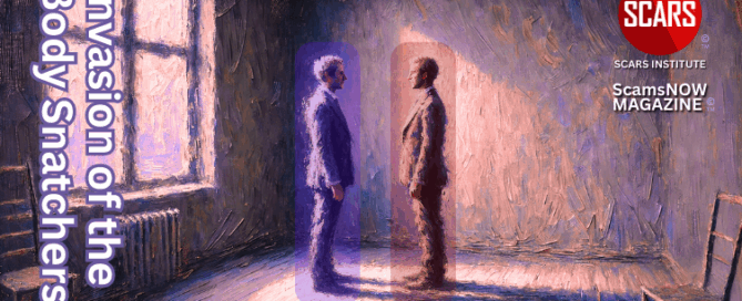Invasion of the Body Snatchers - The Monsters Behind the Stolen Human Faces - An Essay About Trust - 2025 - on SCARS Institute ScamsNOW.com - The Magazine of Scam