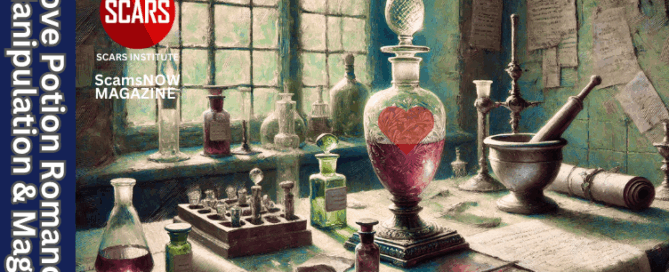 Love Potion Romance - Amygdala Hijack Manipulation and Magic - 2025 - on SCARS Institute ScamsNOW.com - The Magazine of Scam