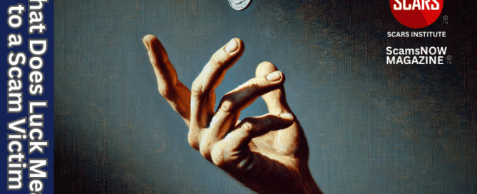 What Does Luck Mean to a Scam Victim - 2025 - on SCARS Institute ScamsNOW.com - The Magazine of Scam