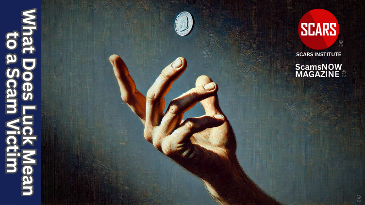What Does Luck Mean to a Scam Victim - 2025 - on SCARS Institute ScamsNOW.com - The Magazine of Scam