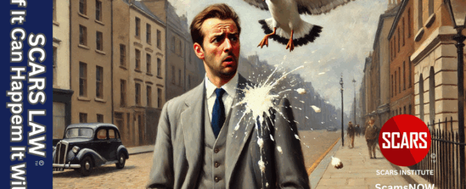 SCARS Law™ - Murphy's Law - and Other Rules About When Things Go Wrong! - 2025 - on SCARS Institute ScamsNOW.com - The Magazine of Scam