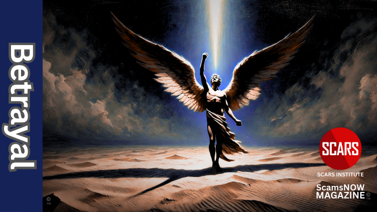 Betrayal - The Deepest Wound, The Strongest Trauma - For Scam Victims - 2025 - on SCARS Institute ScamsNOW.com - The Magazine of Scams, Scam Victims, and Scam Psychology