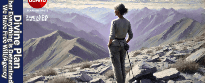 Divine Plan - Either Everything is Determined or We Have Free Will/Agency - 2025 - on SCARS Institute ScamsNOW.com - The Magazine of Scam