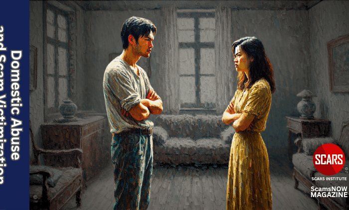 Scam Victimization and Risks for Domestic Abuse - 2025 - on SCARS Institute ScamsNOW.com - The Magazine of Scams, Scam Victims, and Scam Psychology