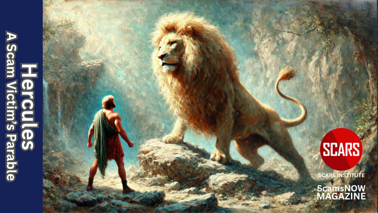 The Trials of Hercules - A Mythological Parable for Scam Victims - 2025 - on SCARS Institute ScamsNOW.com - The Magazine of Scams, Scam Victims, and Scam Psychology